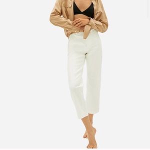 Everlane cropped straight leg jeans